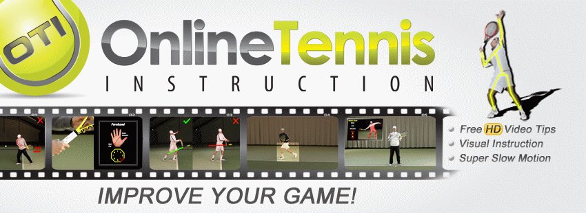 Online Tennis Instruction Banner Photo